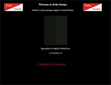 Tablet Screenshot of deltastamps.com